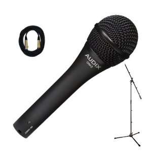   Microphone Bundle w/20 XLR Mic Cable and Boom Mic Stand: Musical