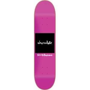Chocolate Kenny Anderson Fluorescent Square Skateboard Deck   8.12 x 