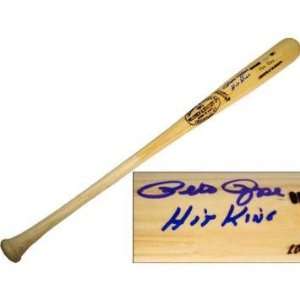  Pete Rose Autographed Hit King Game Model Bat: Sports 