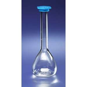  PYREX 200mL Class A Volumetric Flask with Polyethylene 