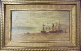 Unknown Antique Original Oil Painting on Panel SHERM OUTHET? 1897 1947 