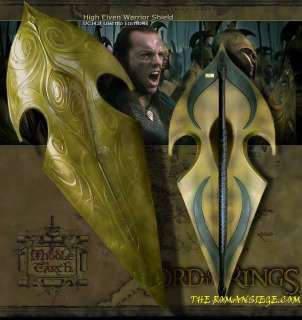 LORD OF THE RINGS LIMITED EDITION ELVEN WAR SHIELD UNITED CUTLERY