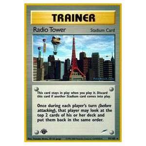  Pokemon   Radio Tower (95)   Neo Destiny Toys & Games