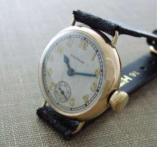 the watch itself is an american waltham watch company timepiece 