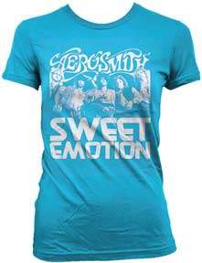 Aerosmith Sweet Emotion Junior Girlie Shirt SM, MD, LG, XL New  
