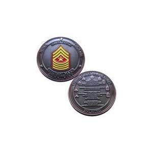  US Marine Corps Sergeant Major Challenge Coin: Everything 
