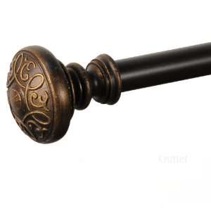  Anabell Door Knob Curtain Rod   Bronzed Gold