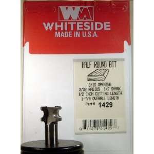    Whiteside   WS1429   3/16 Half Round (Bull Nose)