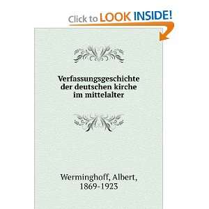   im mittelalter Albert, 1869 1923 Werminghoff  Books