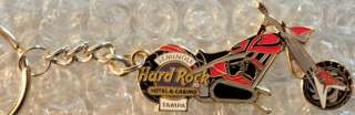 Hard Rock Hotel TAMPA Motorcycle Bike w/Guitar KEYCHAIN  