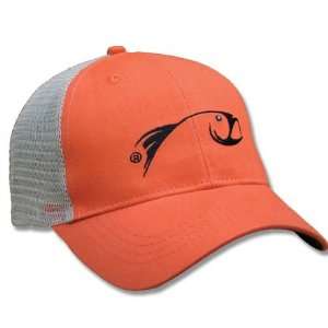  Rising Fly Fishing Trucker Baseball Cap Orange Hat: Sports 