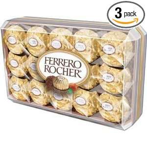 Ferrero Rocher Candy Gift Box, 6.6 Ounce Grocery & Gourmet Food