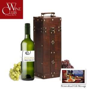 Antique Wood Wine Gift Box   Great gift ideas for business, co workers 