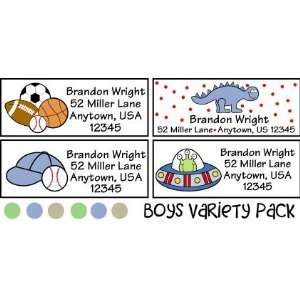  Variety Labels Pack   Boys