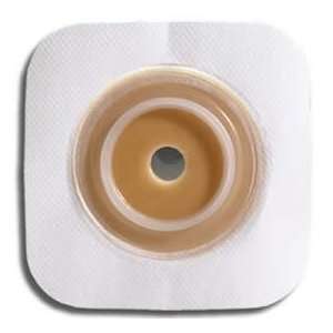   with Tape Collar   Fits Stoma 7/8 to 1   1 1/2 Flange   Tan   Box