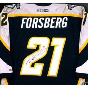  Autographed Peter Forsberg Uniform   Replica: Sports 