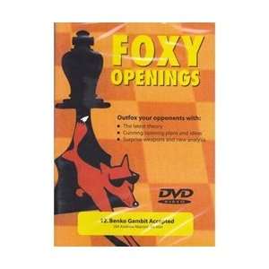  Foxy Openings #12 Benko Gambit Accepted (DVD)   Martin 