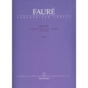  Faure   Quatour Op. 15 in c minor for Violin, Viola, Cello 