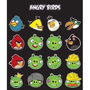  Large Angry Birds 17 Pack Combo Vinyl Wall Decals   Each 