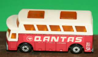 Matchbox No. 65 Airport Coach Qantas 1977 Lesney   Rare  