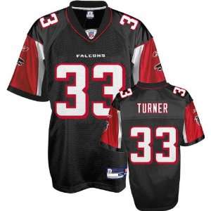  Michael Turner Black Reebok 2008 NFL Replica Atlanta 