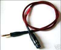 OFC headphone extension cable 6.5M for AKG K 1000 TRS  