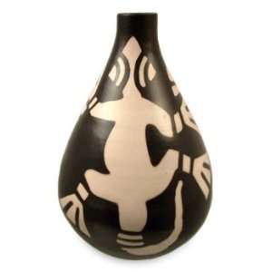  Ceramic vase, Desert Geckos