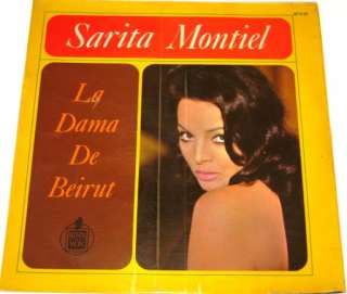 Up for auction is a rare Israeli pressing of Sarita Montiels LP La 