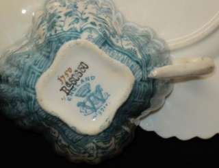 Shelley Wileman FOLEY ALEXANDRA AZUREAN BLUE TEA cup and saucer TRIO 