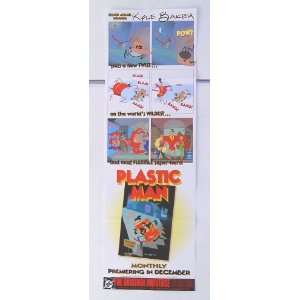  2003 Plastic Man DC Comics Shop Dealers 34 by 11 Promo 