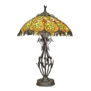  Dale Tiffany Wrought Iron Table Lamp: Home Improvement