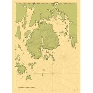  MOUNT DESERT ISLAND MAINE (ME) MAP 1776