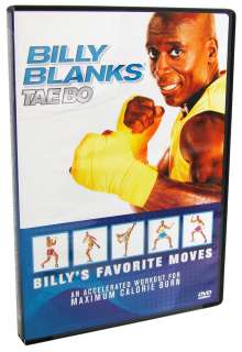 Billy Blanks   Tae Bo Billys Favorite Moves DVD  