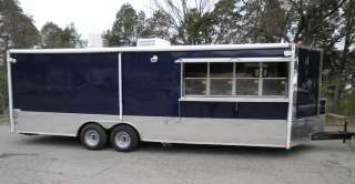 NEW 8 x 24 ENCLOSED CONCESSION EVENT BBQ CATERING FOOD TRAILER  