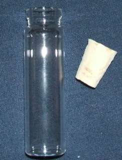 oz Clear Glass Vial Bottle with Cork  