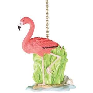  Tropical Pink Flamingo Tiki DeCoR Fan Light Pull: Home 
