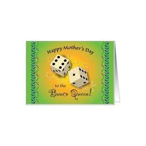  Mothers Day / Bunco Queen, dice Card Health & Personal 