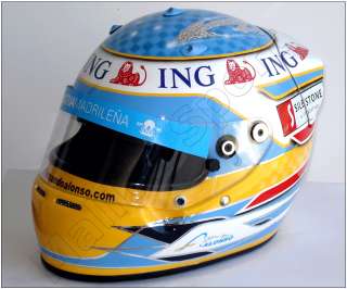 FERNANDO ALONSO 2008 F1 JAPANESE GP REPLICA HELMET 11  