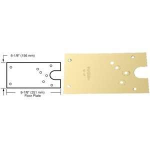 CRL Rixson Polished Brass Finish Left Hand Offset Hung 27 Series Floor 