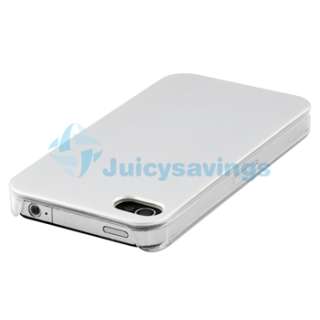   TPU Clear Side Bumper Case Cover For iPhone 4 4S 4G S Verizon  