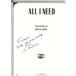  All I Need   Words & Music Grattan Guerin Books
