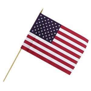  Valley Forge USE12B Cotton U.S. Hand Flag (Pack of 12 