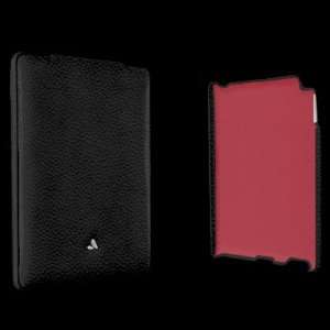 Vaja Black/Red iVolution Top Leather Case for Apple iPad 2 