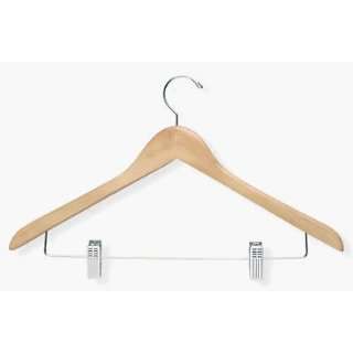  Honey Can Do HNG 01209 3 Pack Basic Suit Hanger with Clips 