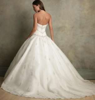 Custom made Amazing Wedding/prom Dress/Gown All Sizes size 6 8 10 12 