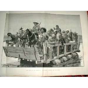  Crossing The Vaal River 1881 Transvaal War Africa