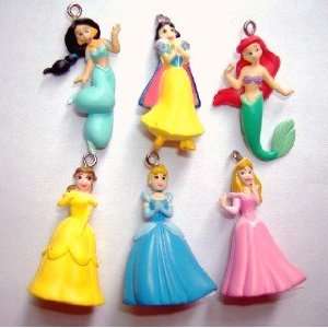 Disney Princess Charms Aladdin, Cinderella, Little Mermaid, Sleeping 