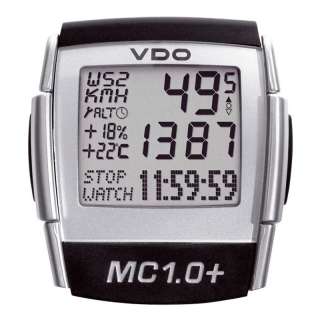 VDO MC1.0+ Wireless Cycle Bike Computer Multi Function including 