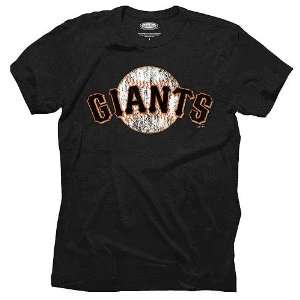  San Francisco Giants Triblend Logo T Shirt by Majestic 