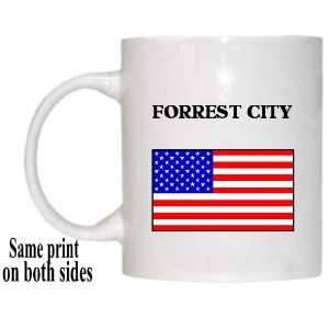    US Flag   Forrest City, Arkansas (AR) Mug 